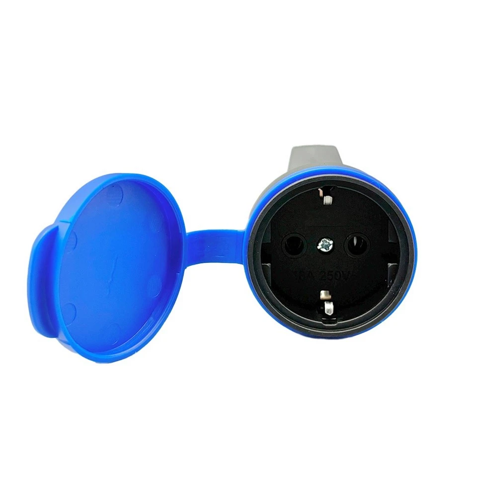 Rubber Socket 2p+E 16A Black IP44 suppliers
